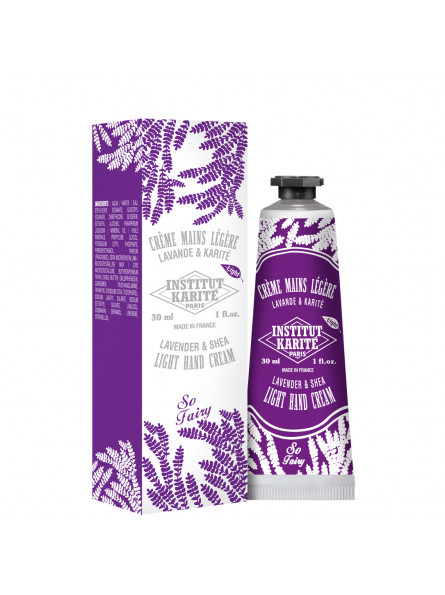 institut karité paris Crème Mains Légère Karité So Fairy 30 mL Lavande avec étui