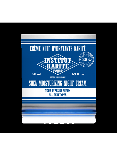 Institut Karité Paris Crème Nuit Hydratante Karité - Tous Types De Peaux 50 Ml - Crème De Lait