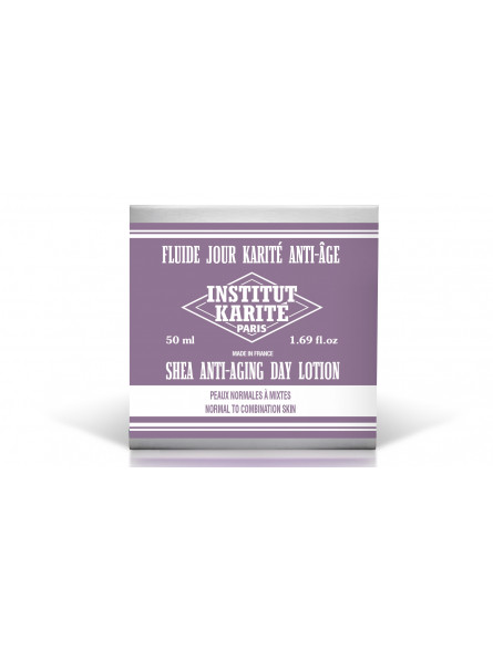 Institut Karité Paris Fluide Jour Karité Anti-Âge - Peaux Normales à Mixtes 50 Ml - Nuage De Coton