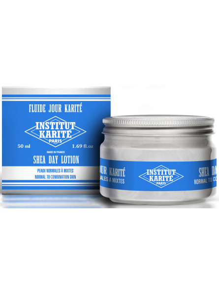 institut karité paris Fluide Jour Karité - Peaux Normales à Mixtes 50 ml - Crème de Lait
