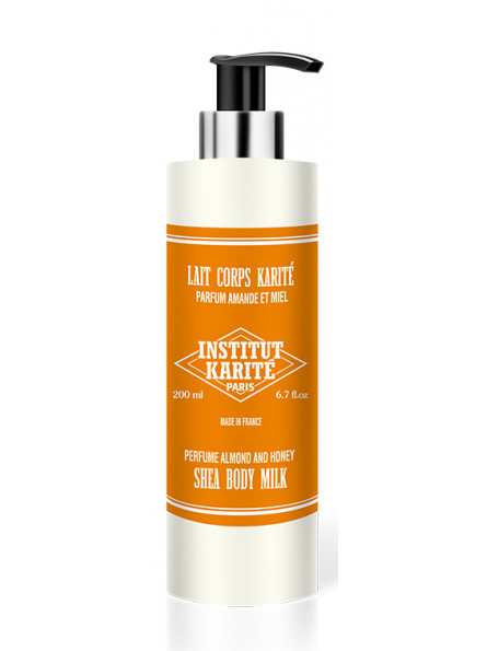 institut karité paris Lait Corps Karité 200 mL Amande et Miel