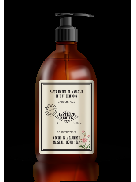 institut karité paris Savon Liquide de Marseille Collection Vintage - ROSE 1L