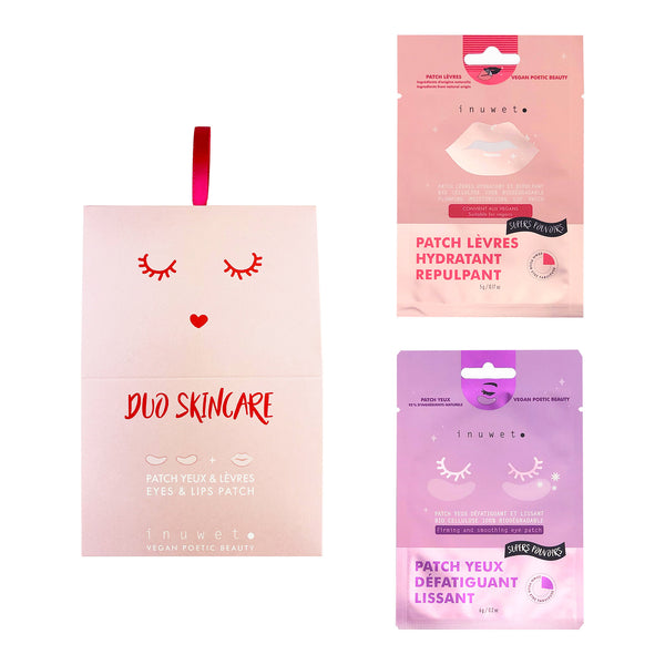 Inuwet Coffret Duo Skincare - Patch Yeux & Lèvres