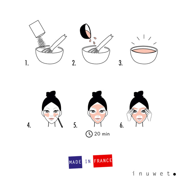 Inuwet Masque Visage - Peel Off Monoï
