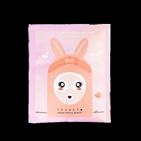 inuwet Masque visage - Peel Off rose-litchi