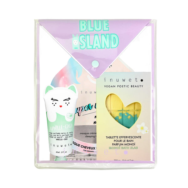 inuwet Trousse Blue Island summer - Rituel bien être
