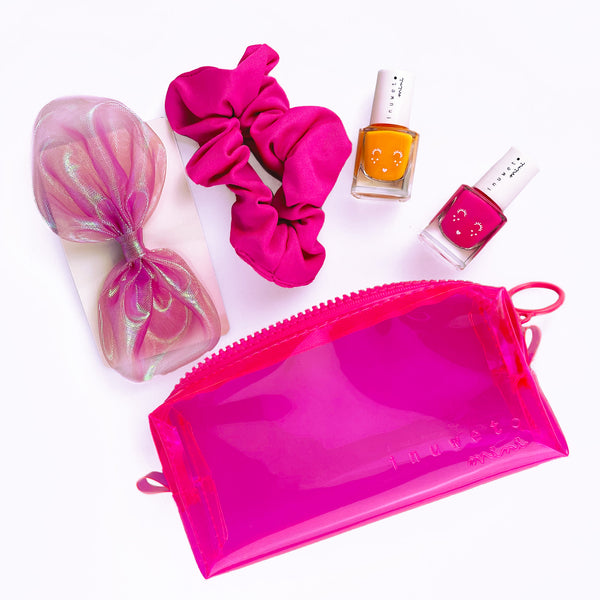 inuwet Trousse fluo rose : accessoires et vernis