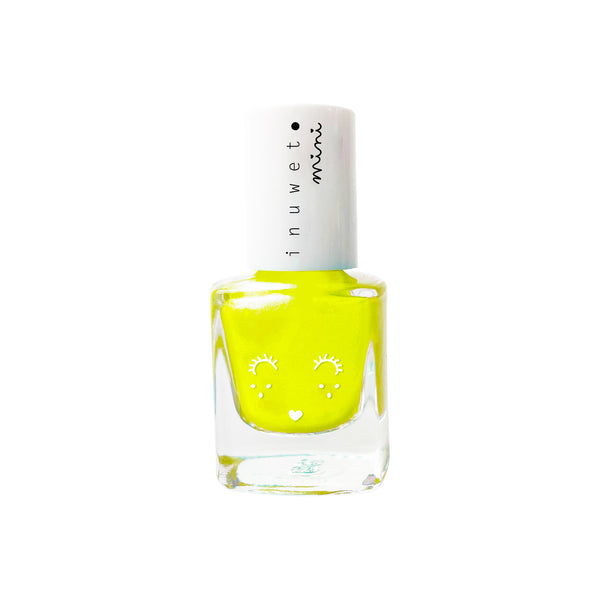 inuwet Vernis à l'eau fluo jaune - Parfum ananas