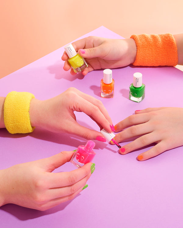 Inuwet Vernis à L'eau Fluo Rose - Parfum Bubble Gum