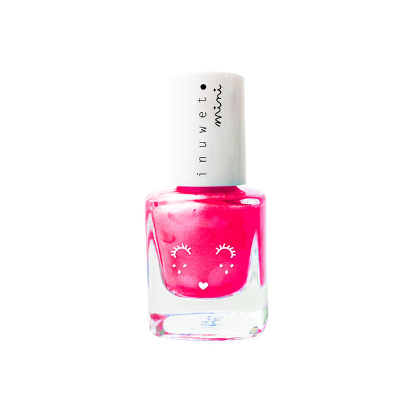 inuwet Vernis à l'eau fluo rose - Parfum bubble gum