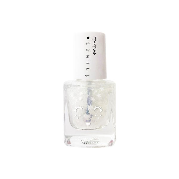 inuwet Vernis à l'eau top coat étoiles - Sans parfum