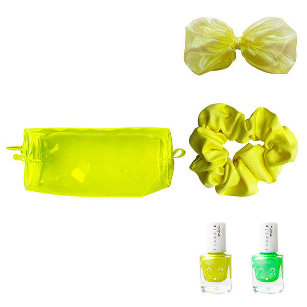Inuwet Trousse Fluo Jaune : Accessoires Et Vernis Enfant
