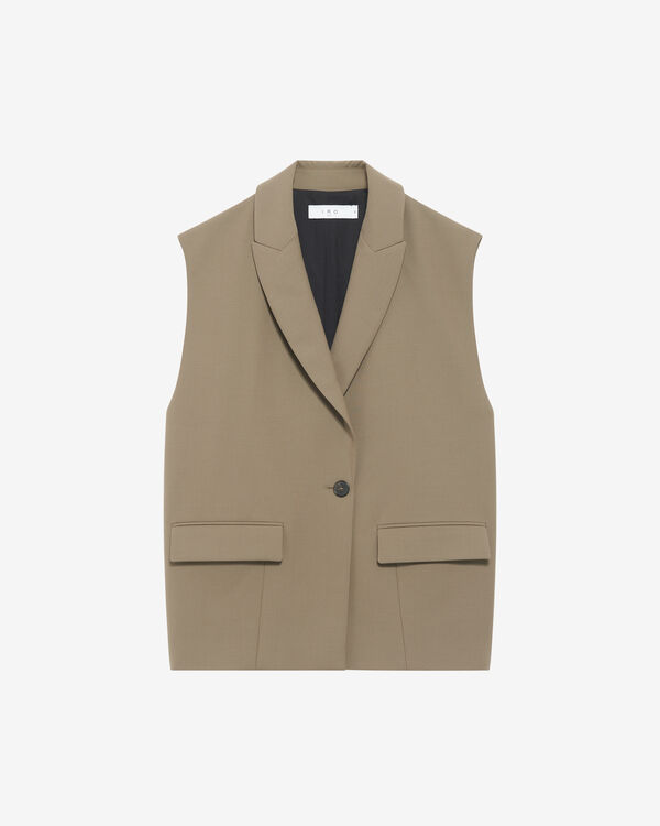 iro BLAZER SANS MANCHES KAK01