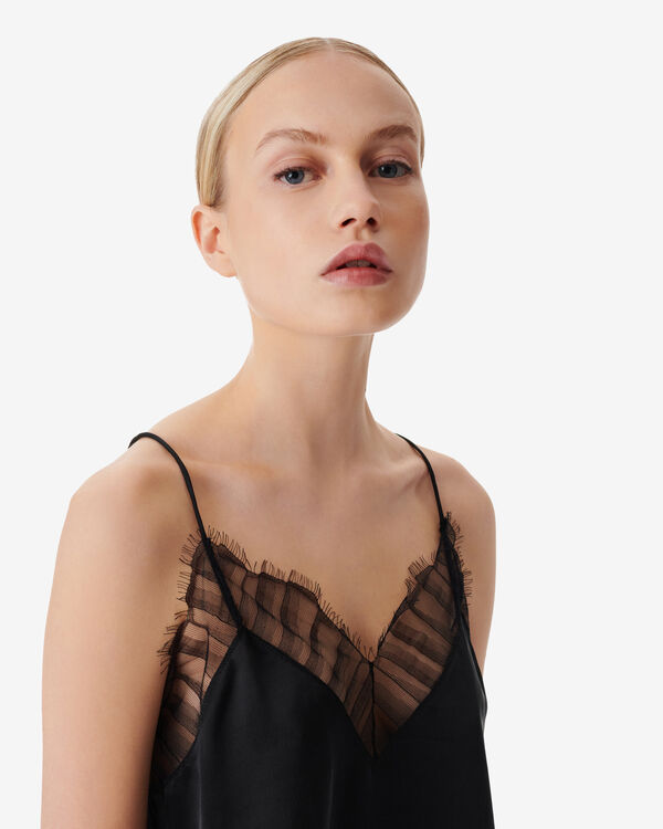 Iro CARACO À DENTELLE BLA01