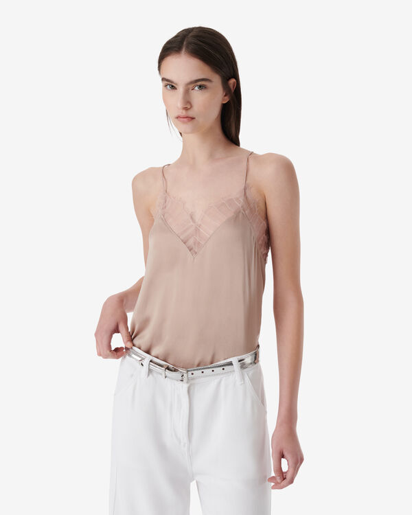 Iro CARACO À DENTELLE BLA01