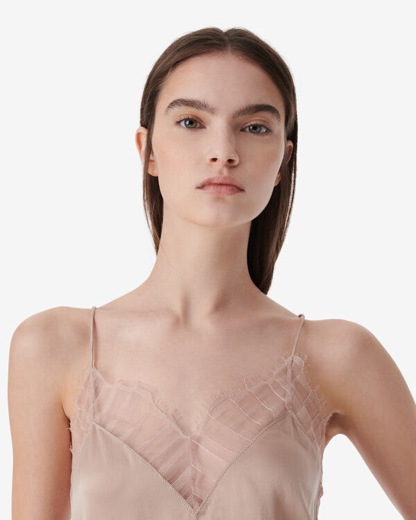 Iro CARACO À DENTELLE BLA01