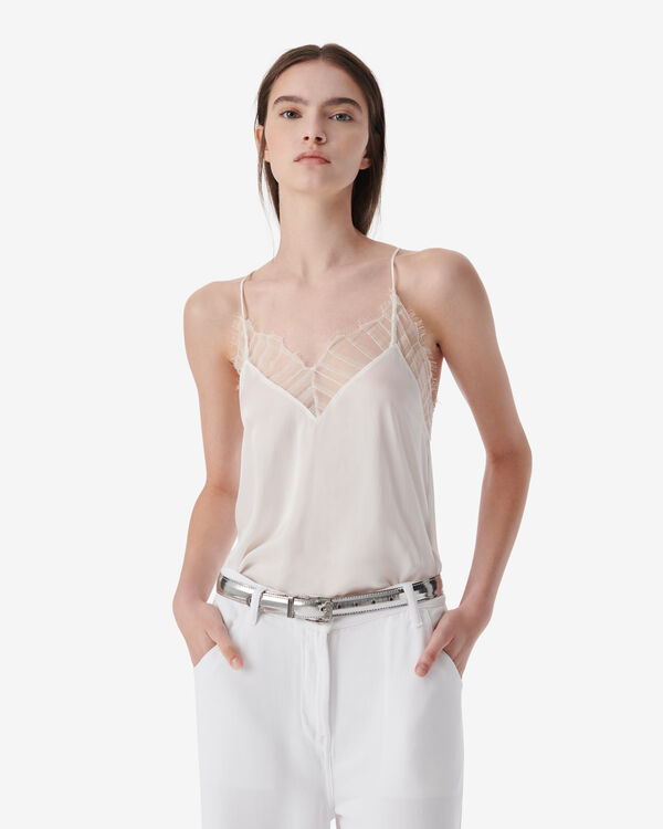 Iro CARACO À DENTELLE BLA01