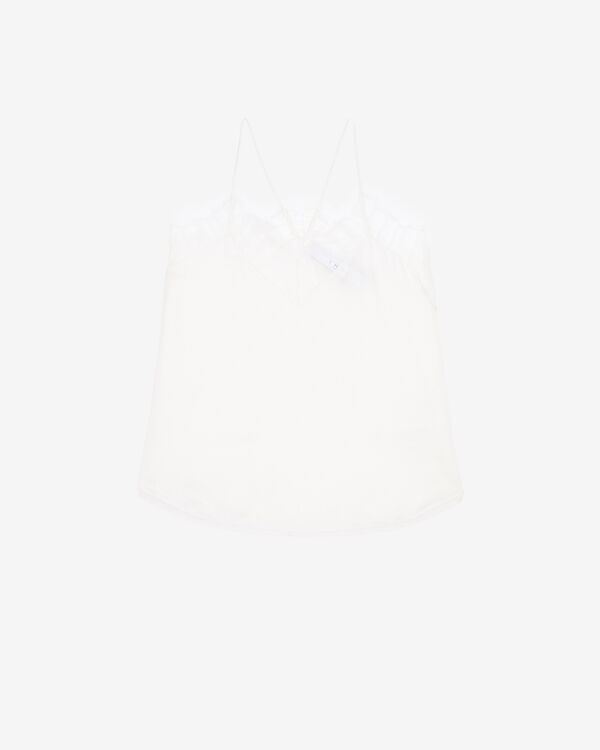 iro CARACO À DENTELLE BLA01