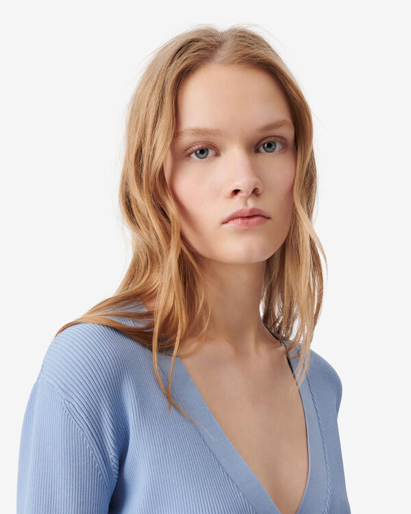 Iro CARDIGAN CÔTELÉ BLA01