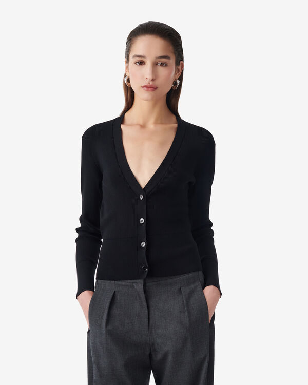 Iro CARDIGAN CÔTELÉ BLA01