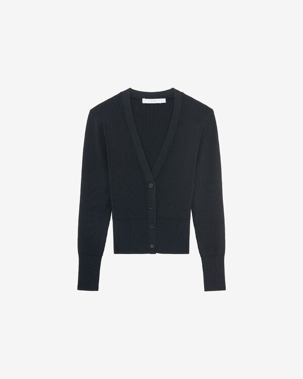 iro CARDIGAN CÔTELÉ BLA01