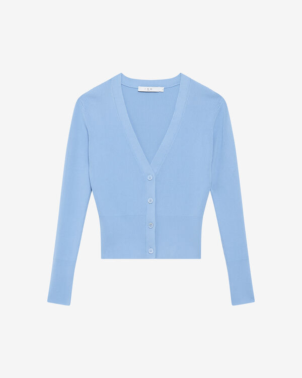 iro CARDIGAN CÔTELÉ BLA01