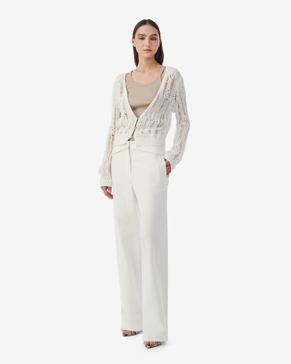 Iro CARDIGAN EN MAILLE LÂCHÉE BLA01