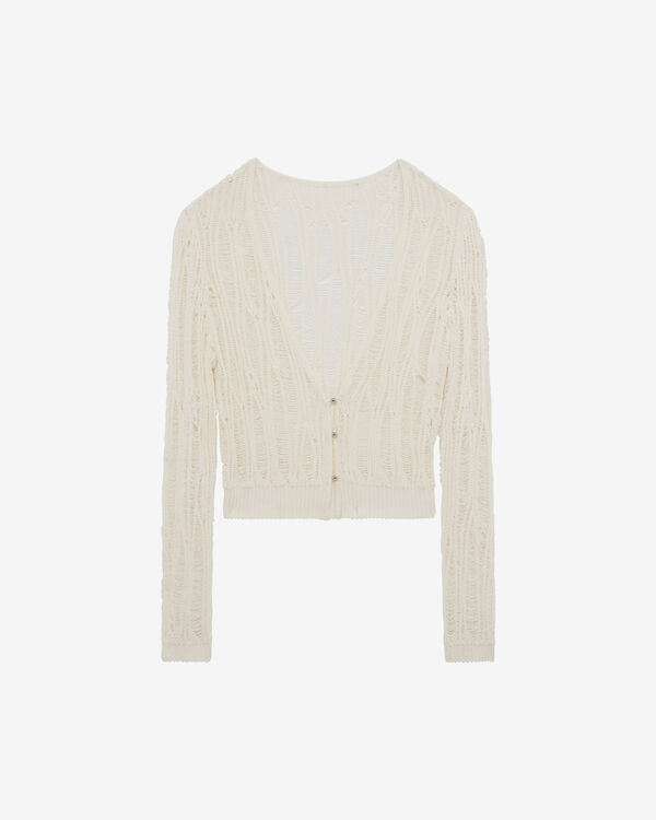 iro CARDIGAN EN MAILLE LÂCHÉE BLA01