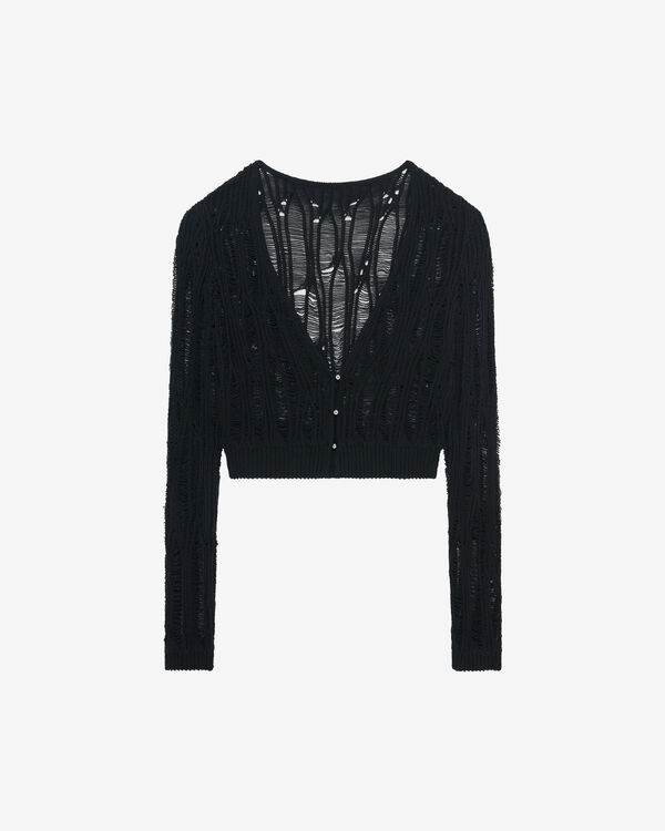 iro CARDIGAN EN MAILLE LÂCHÉE BLA01