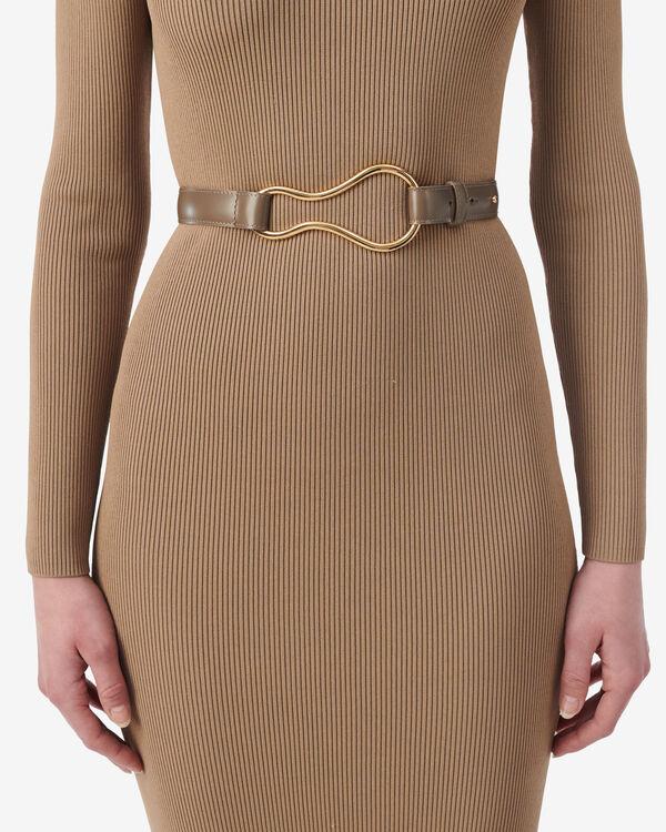 Iro CEINTURE À BOUCLE ONDULÉE BRO55