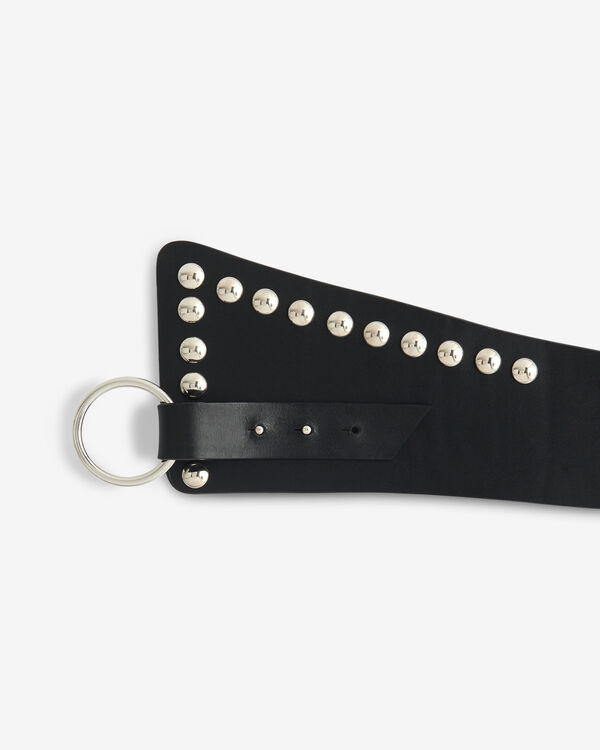 Iro CEINTURE LARGE EN CUIR BLA01