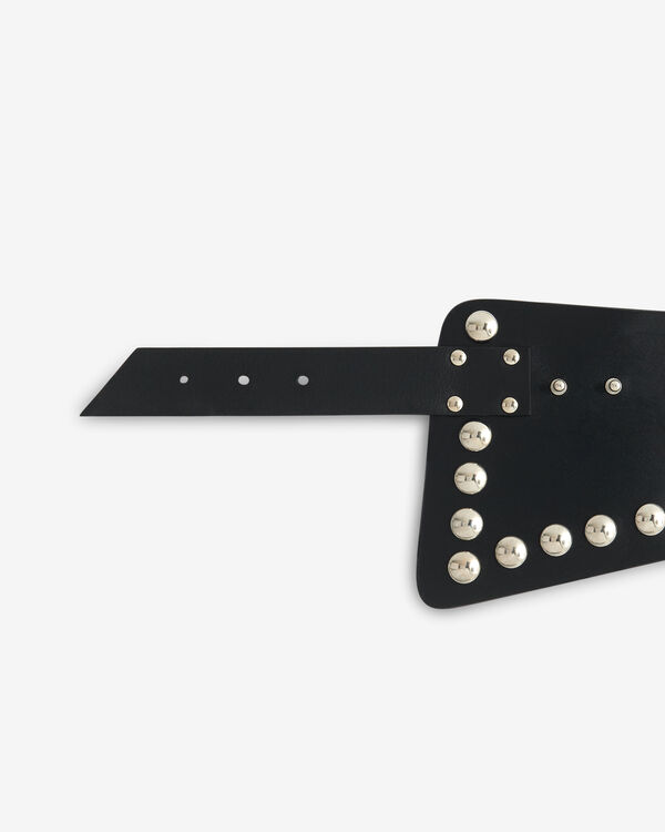 Iro CEINTURE LARGE EN CUIR BLA01