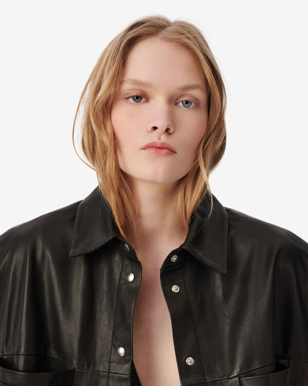 Iro CHEMISE EN CUIR BEI45