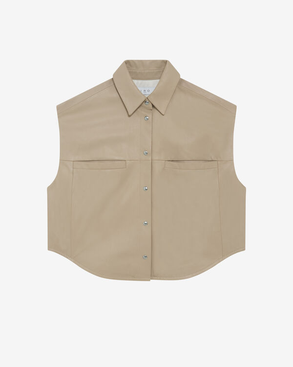 iro CHEMISE EN CUIR BEI45