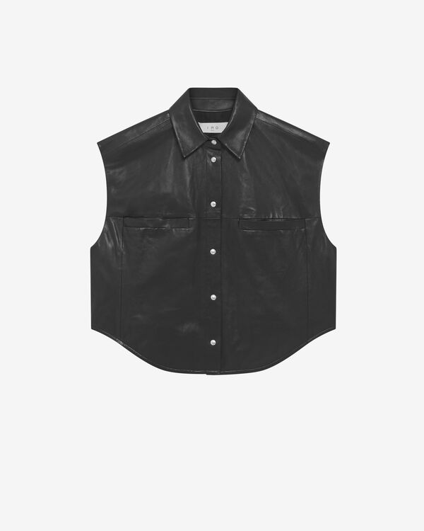 iro CHEMISE EN CUIR BEI45