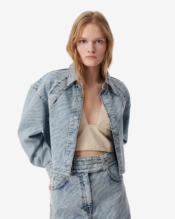 Iro CHEMISE EN DENIM BLU11