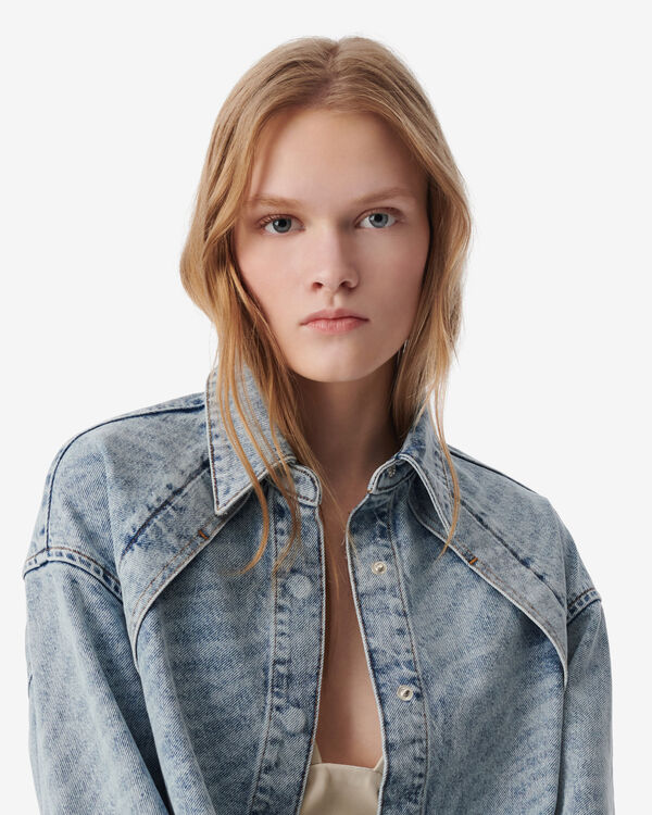 Iro CHEMISE EN DENIM BLU11