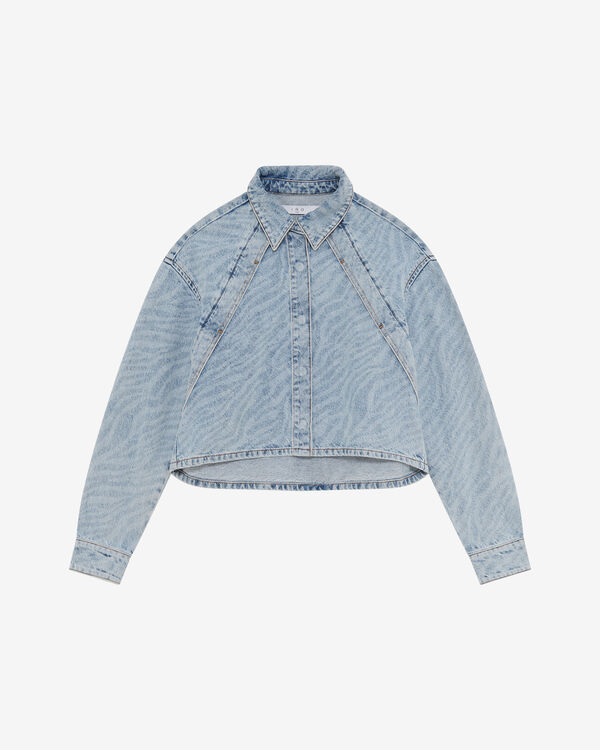 iro CHEMISE EN DENIM BLU11