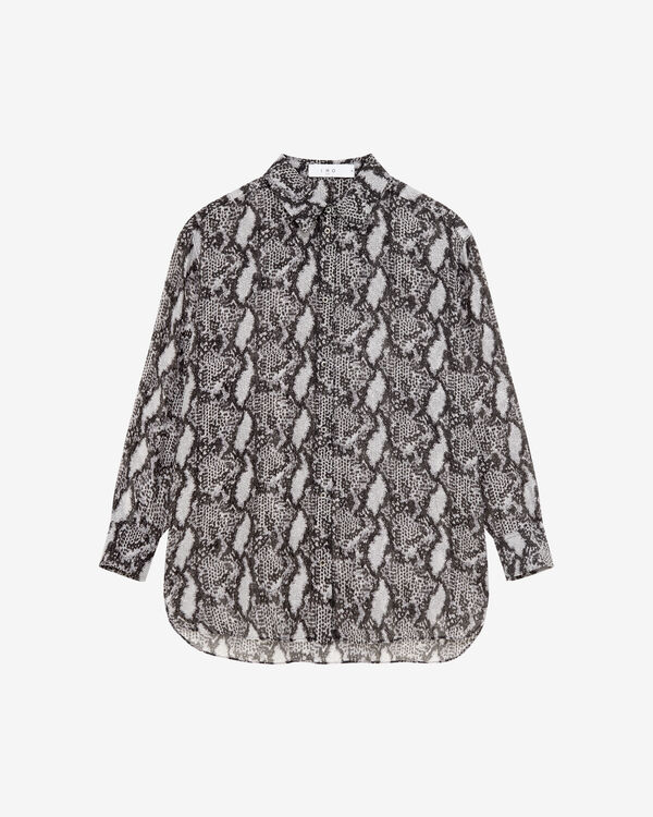 iro CHEMISE LONGUE À IMPRIMÉ BLA80