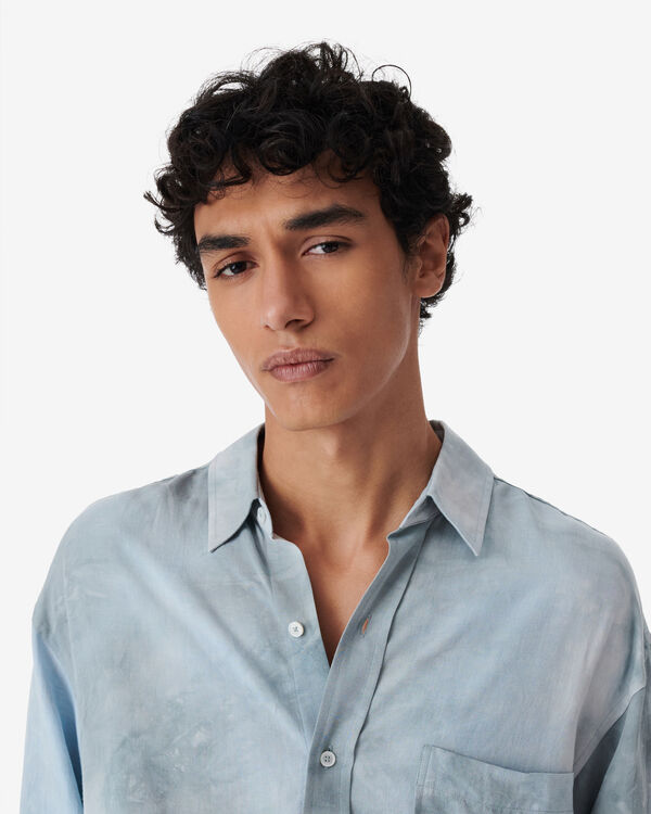 Iro CHEMISE OVERSIZE TIE AND DYE BLU01