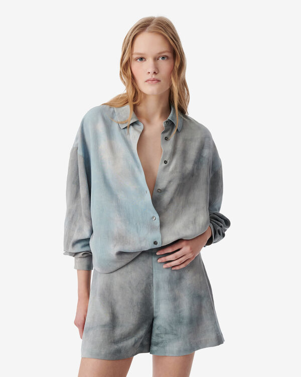 Iro CHEMISE TIE AND DYE BLU01