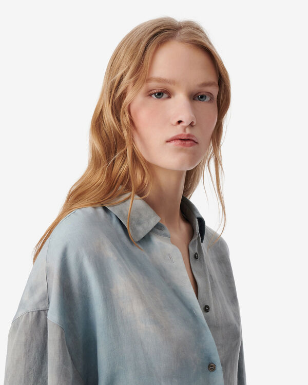 Iro CHEMISE TIE AND DYE BLU01