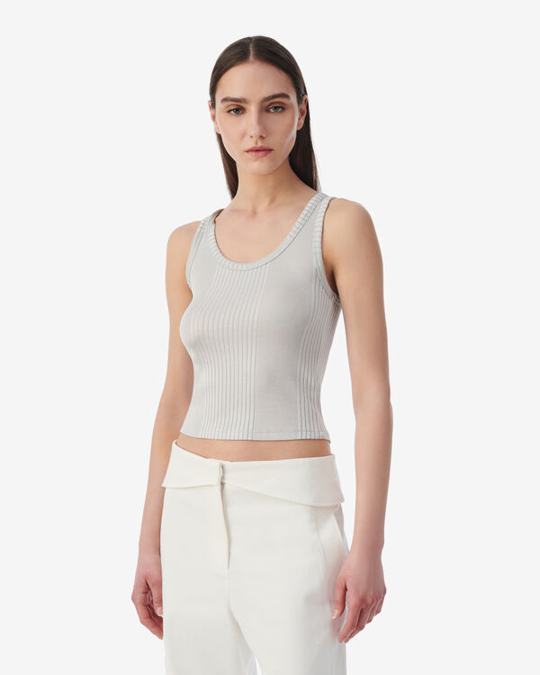 Iro DÉBARDEUR CÔTELÉ GRY02