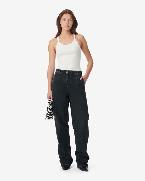 Iro DÉBARDEUR CÔTELÉ PALISSO BLA01