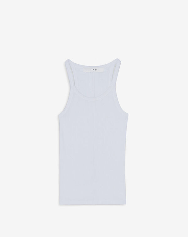 iro DÉBARDEUR CÔTELÉ PALISSO BLA01