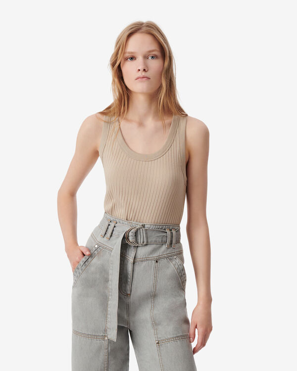 Iro DÉBARDEUR CROP CÔTELÉ BRO17