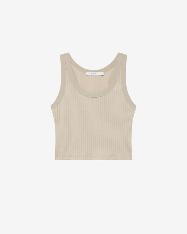 iro DÉBARDEUR CROP CÔTELÉ BRO17