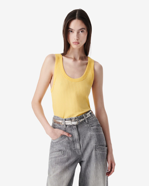 Iro DÉBARDEUR CROP CÔTELÉ GRE62