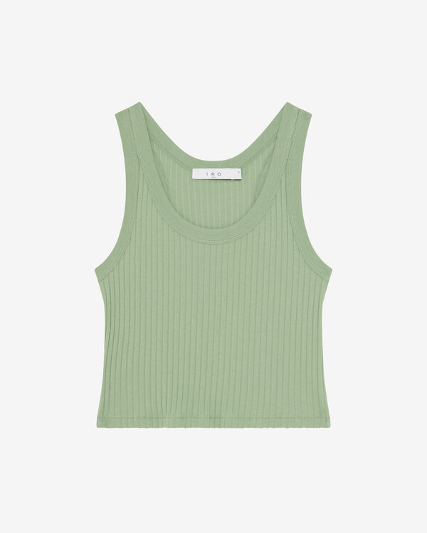 iro DÉBARDEUR CROP CÔTELÉ GRE62