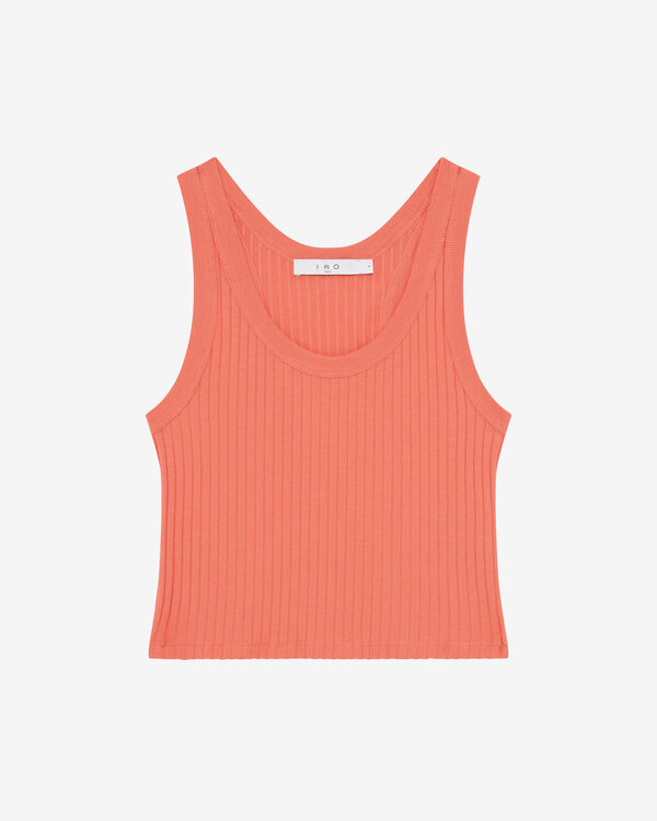 iro DÉBARDEUR CROP CÔTELÉ GRE62